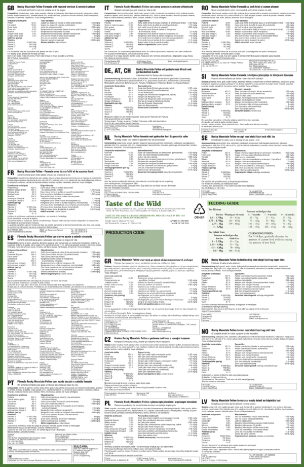 Rocky Mountain Feline Recipe