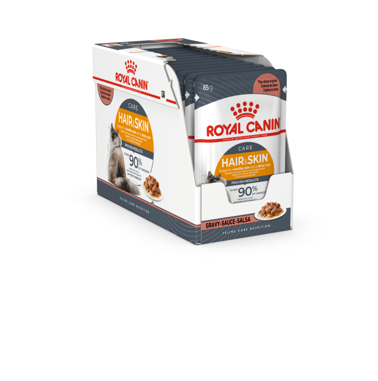 Feline Care Nutrition Hair & Skin (WET FOOD - Pouches) 12x85g