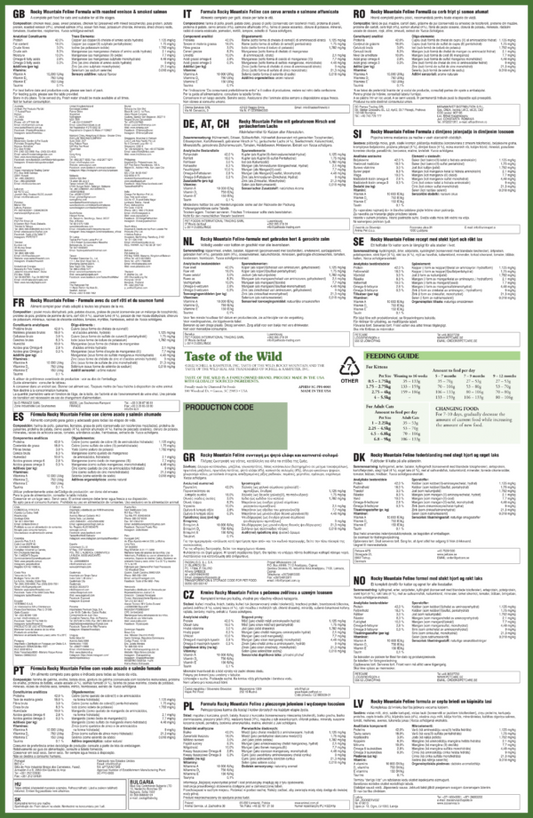 Rocky Mountain Feline Recipe