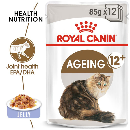Feline Health Nutrition Ageing +12 (WET FOOD - Pouches) 12 x 85g