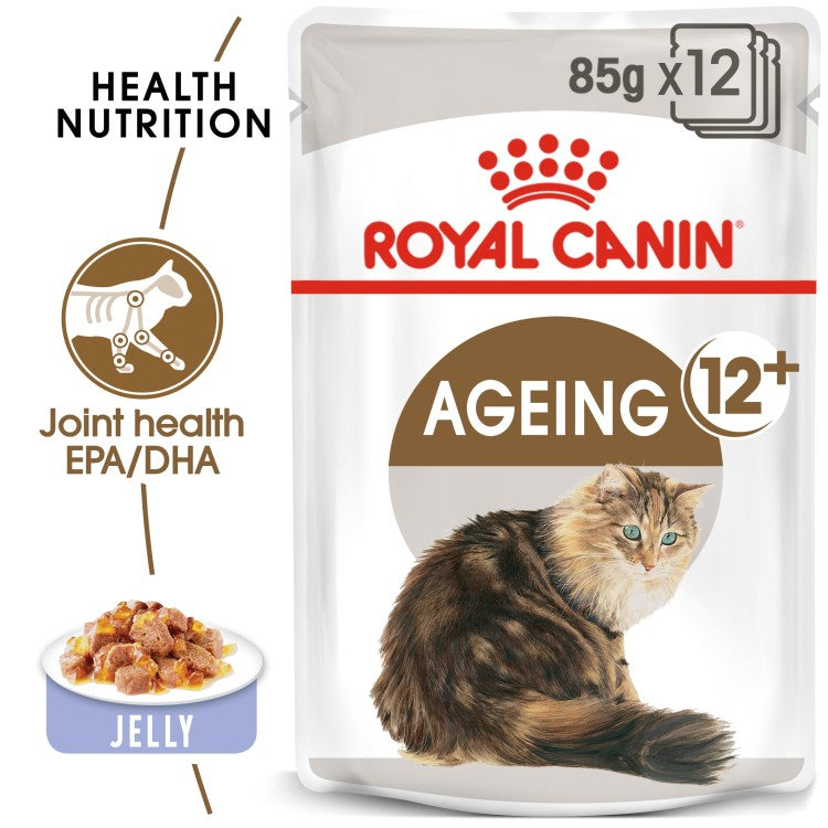 Feline Health Nutrition Ageing +12  (WET FOOD - Pouches) 12 x 85g