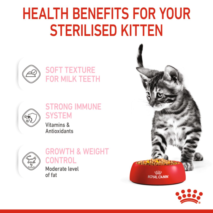 Feline Health Nutrition Kitten Sterilised  (WET FOOD - Pouches) 12x85G