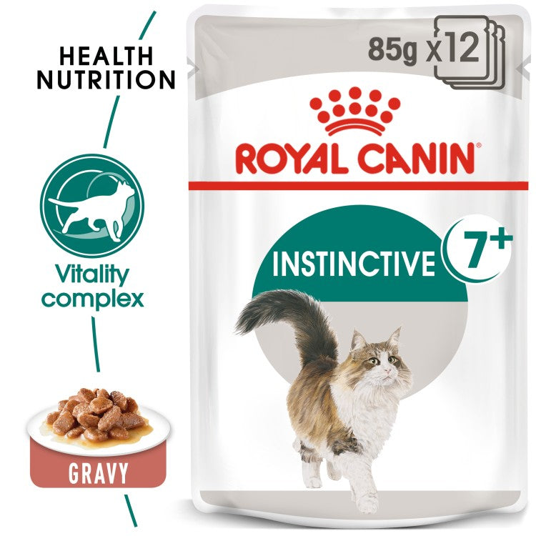 Feline Health Nutrition Instinctive +7 Gravy (WET FOOD - Pouches) 12 x 85g