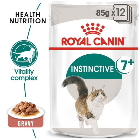 Feline Health Nutrition Instinctive +7 Gravy (WET FOOD - Pouches) 12 x 85g